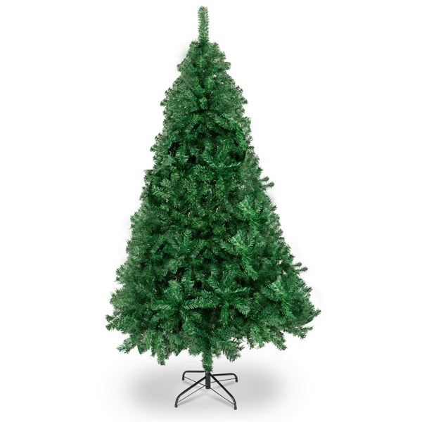 绿色 6ft 550枝头 PVC材质 圣诞树 N001 欧洲-1