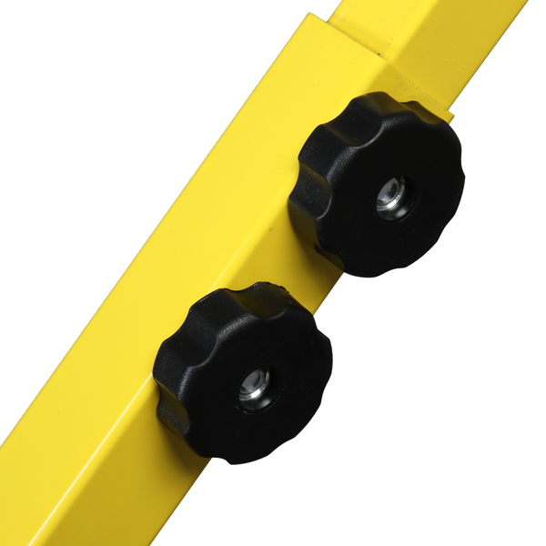  74*46cm 黄色T型把手 黑色刀片 可调节 人力除雪车 铁艺 N002-42
