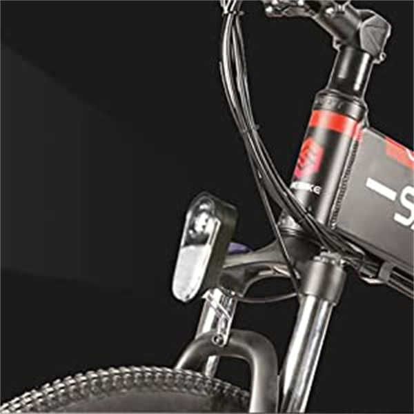 SAMEBIKE LO26成人电动自行车，折叠电动山地车成人26英寸E-Bike 500W电机专业Shimano 7变速齿轮，48V 10AH可拆卸锂离子电池（周末不发货，请谨慎下单）-6