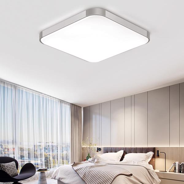 LED吸顶灯36 W RGB可调光，带遥控器，客厅、儿童房、卧室、走廊、厨房、办公室无闪光、无噪音[A++级能源]-9