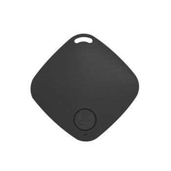 （带电）圆四方型无线防丢器GPS定位双向报警宠物定位器 黑色