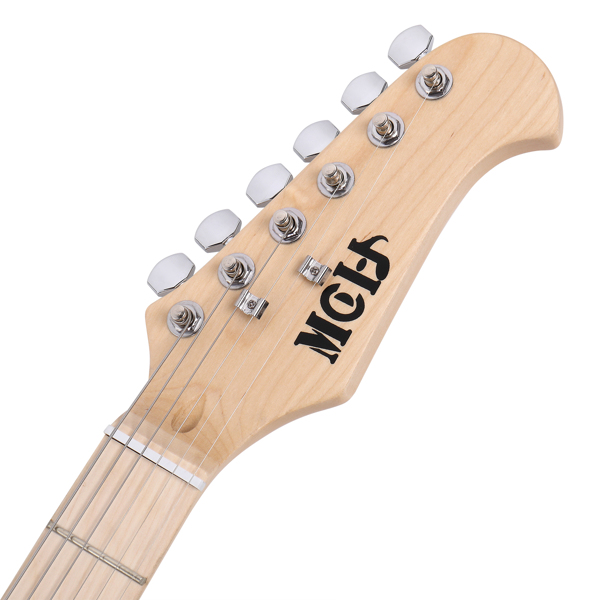  MST 单-单-单拾音器 枫木指板 ST电吉他 化蓝色-白护板-20
