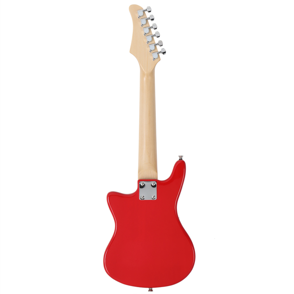 【AM不售卖】Glarry 30in 单拾音器 枫木指板 红色 电吉他+音箱套装-5
