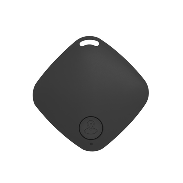 （带电）圆四方型无线防丢器GPS定位双向报警宠物定位器 黑色-1