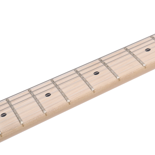  MST 单-单-单拾音器 枫木指板 日落色-白护板 ST电吉他+音箱套装-7