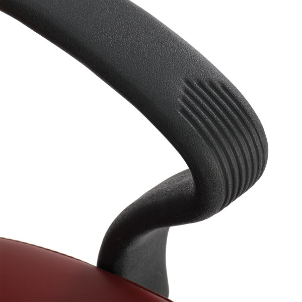  PVC防火皮革 圆形铁底座 理发椅 150kg 枣红色-16