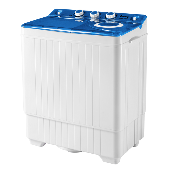  美规 XPB65-2288S 26lbs（18lbs 8lbs） 洗衣机 110V 110V,420W 双桶 带排水泵 仪表盖板条 塑料 蓝色盖板 带白色圆环 半自动-33