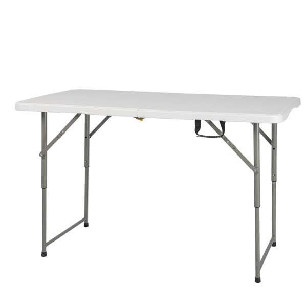  4ft 白色 可折叠升降 庭院塑料桌 N001-14