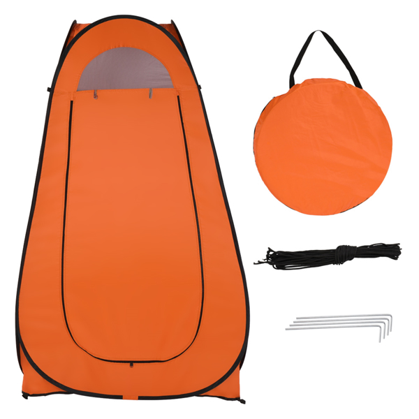 橙色 室外更衣帐室外移动卫生间帐篷-10
