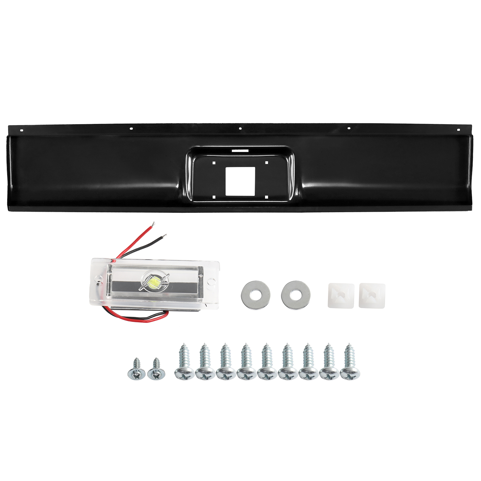 Pickup Rear Bumper Chevrolet Silverado 1500 1999-2006 - Black/Steel