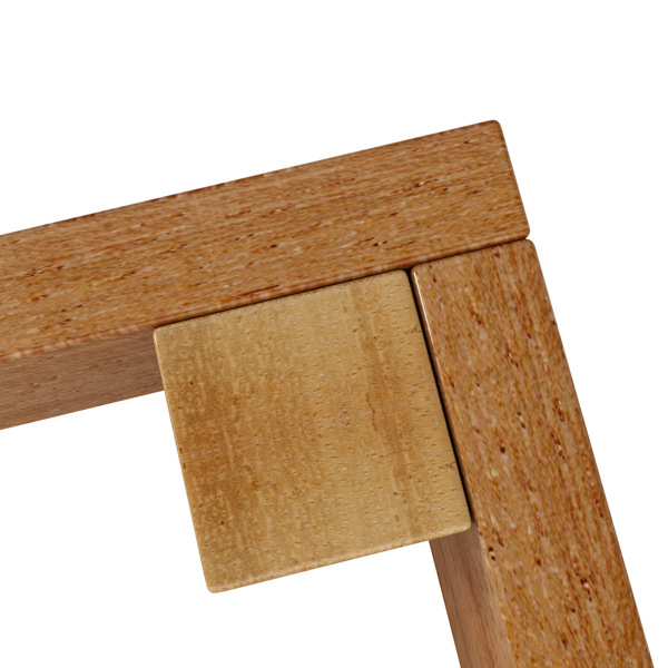大号木质平台床架，无需盒形弹簧，坚固的木板支撑，易于组装-6