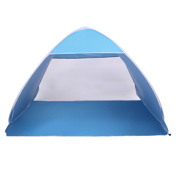  蓝色 便携 露营帐篷 银胶布 玻璃纤维杆 200*150*130cm N001-2
