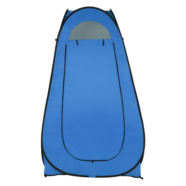  蓝色 便携 更衣帐篷 钢丝 银胶布 120*120*190cm N001-2