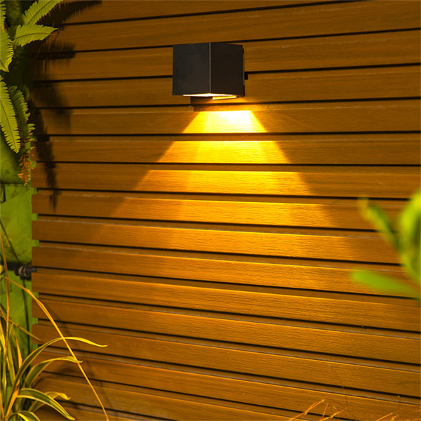 (带电)新款LED太阳能壁灯 暖光+彩光2色模式-15