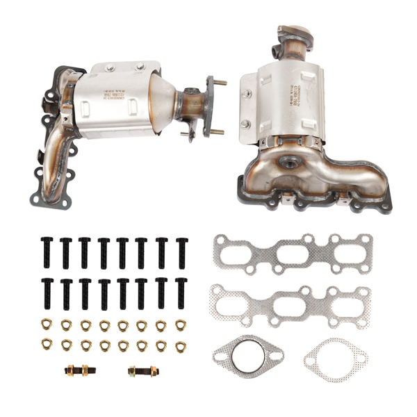 三元催化器 Catalytic Converter Left+Right for Ford Explorer Flex Taurus Lincoln MKS MKT MKZ 3.5L 3.7L 2013-2019 674255+674256-9