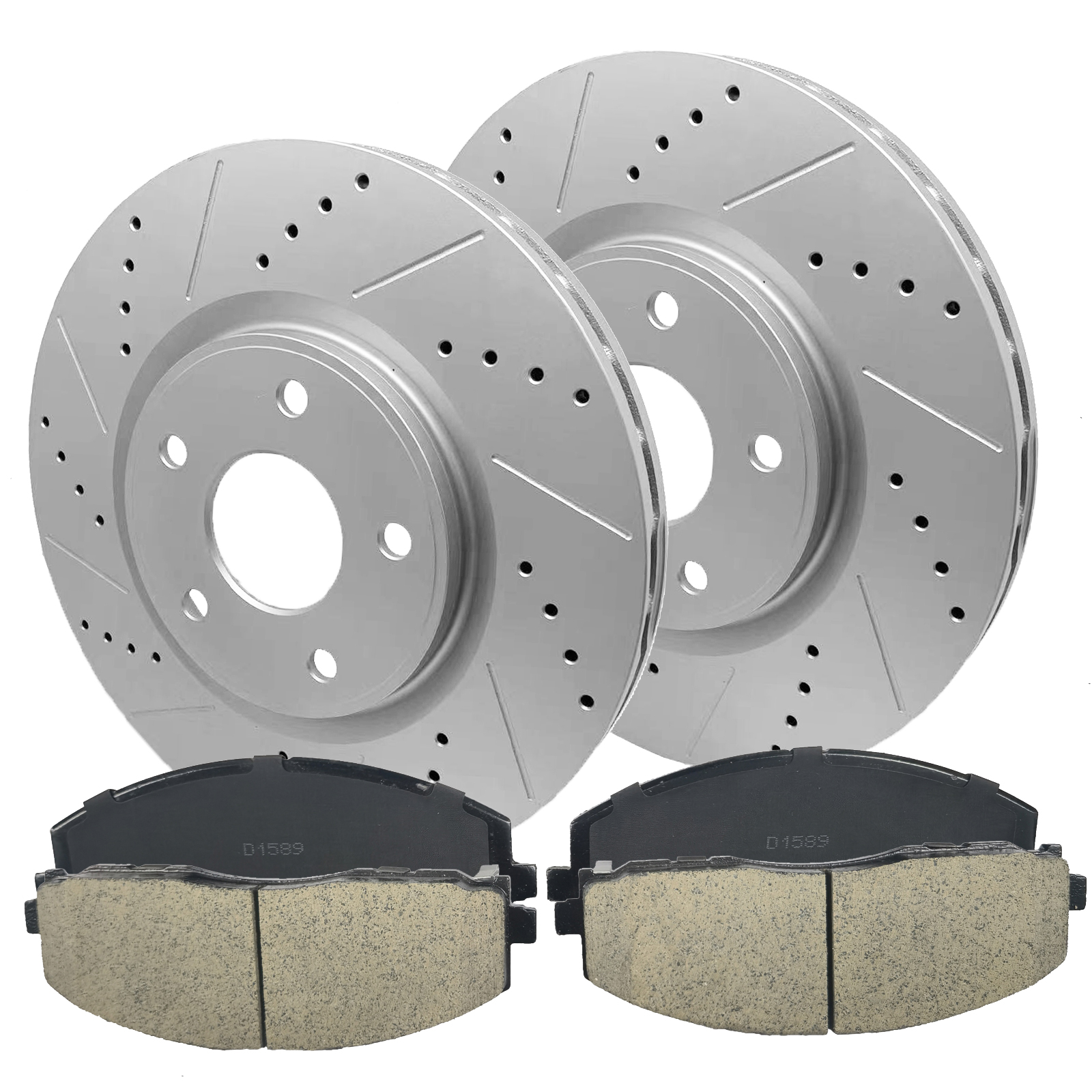 330mm Front Rotors Brake Pads for Chrysler Town & Country Dodge Grand Caravan