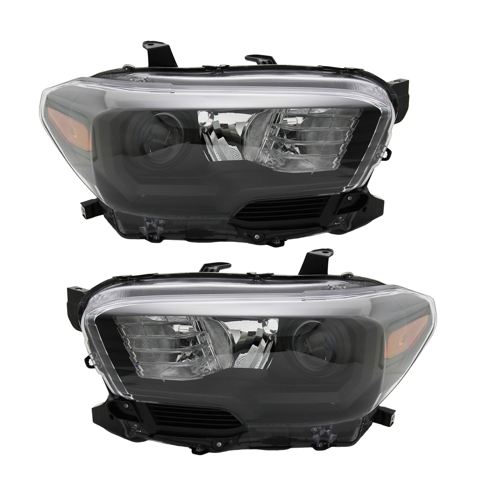 Clear Fits 2016-2022 Toyota Tacoma Projector Headlights Lamps Left Right 16-18