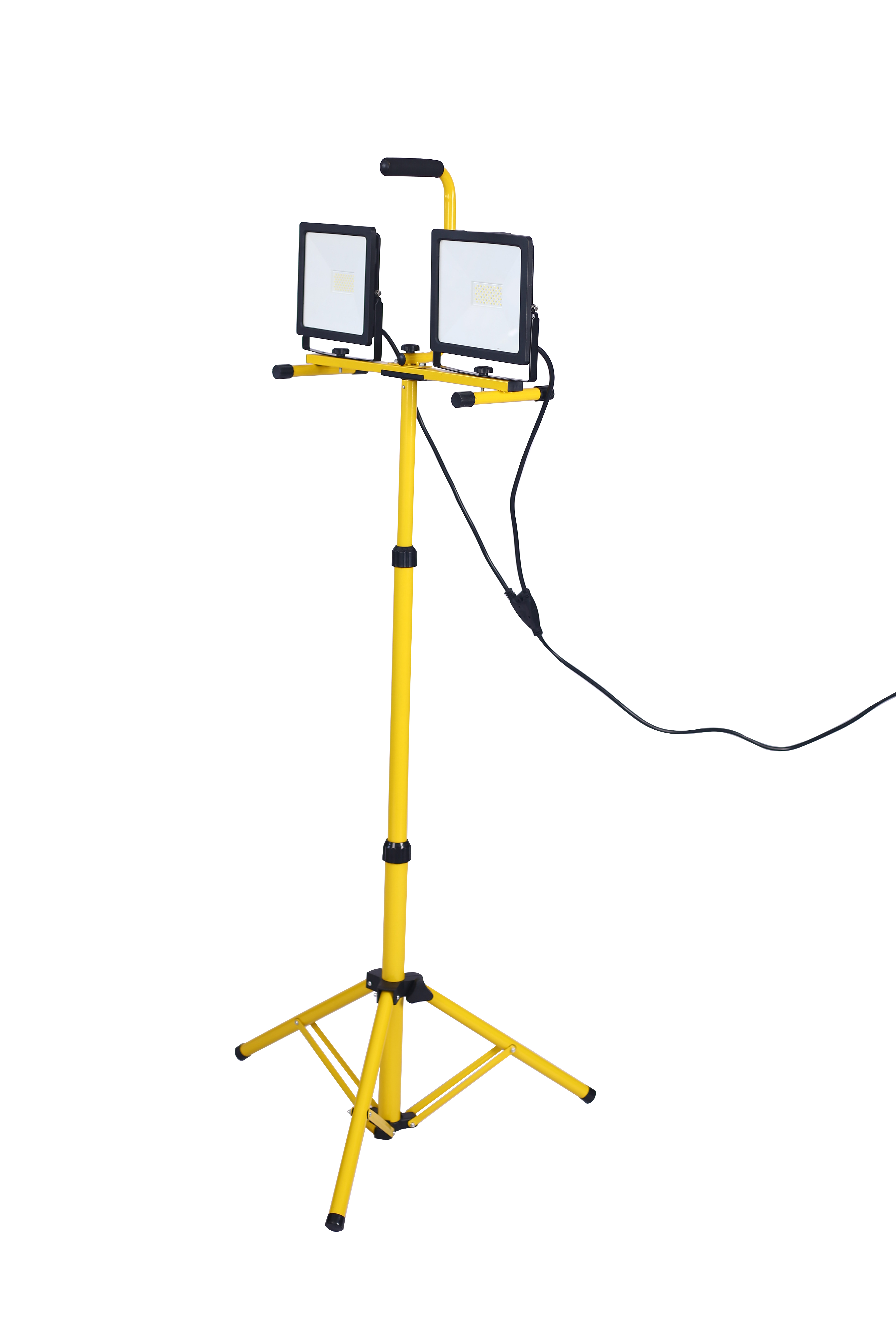 10,000 Lumen LED Work Light , Dual head,Telescoping Adjustable Tripod Stand, Rotating Lamps