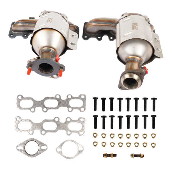 三元催化器 Catalytic Converter Left+Right for Ford Explorer Flex Taurus Lincoln MKS MKT MKZ 3.5L 3.7L 2013-2019 674255+674256-8