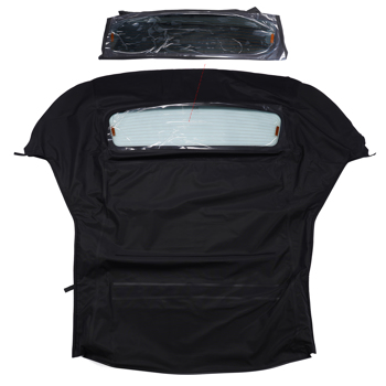 软顶敞篷 Convertible Soft Top w/Heated Glass Window for Ford Mustang 2005-2014 Black, Sailcloth 00422-94 MPDY2635 10-11-MUS-023