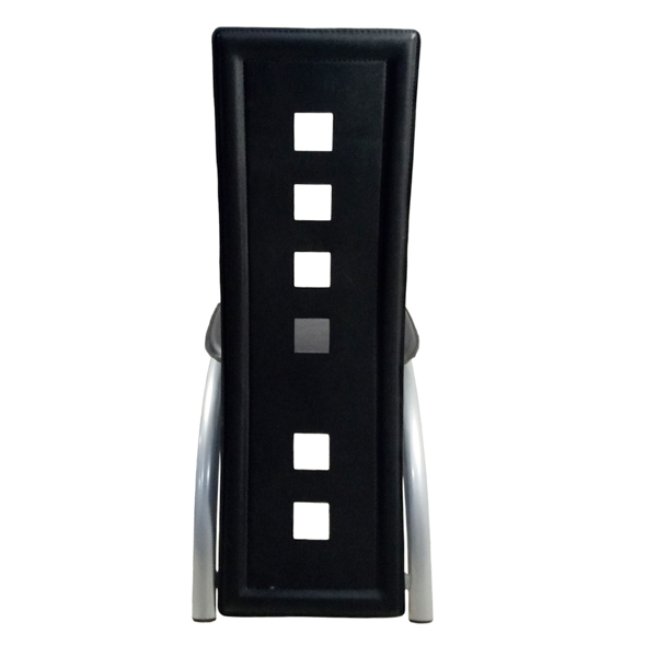 110CM黑清色餐桌套装（本产品将拆分成两个包裹）桌腿为黑色，(替换编码82947862)-17