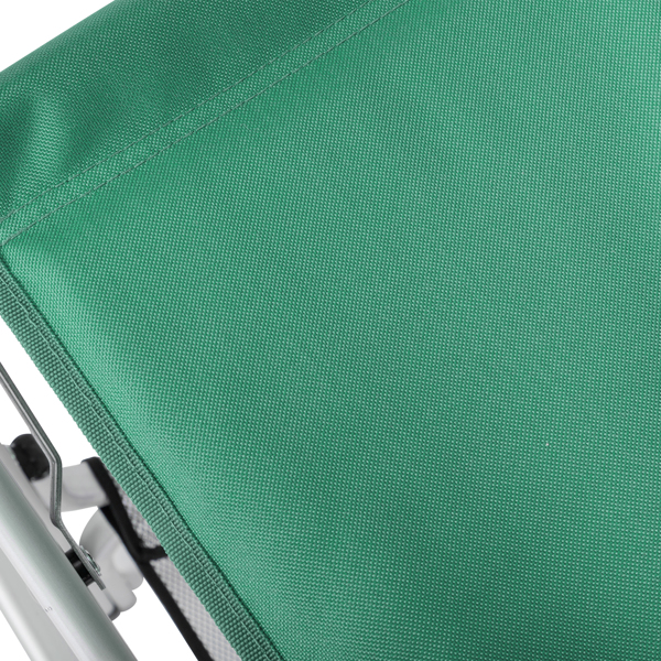  银白 光亮氧化/铝扁管 绿色牛津布 便携袋 导演椅 116*60*49cm 120kg N001-25