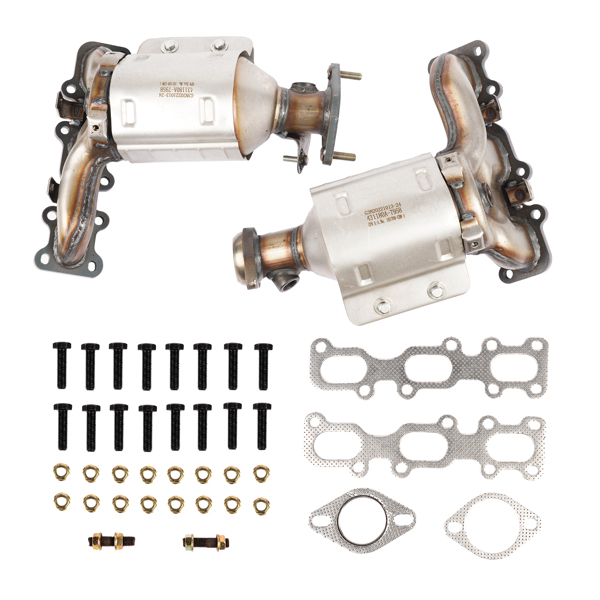 三元催化器 Catalytic Converter Left+Right for Ford Explorer Flex Taurus Lincoln MKS MKT MKZ 3.5L 3.7L 2013-2019 674255+674256-5