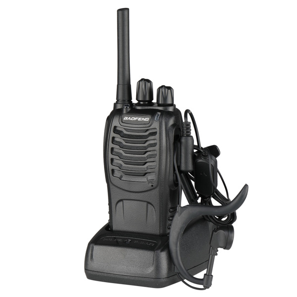  USB BF-88E 2pcs 0.50W 1500mAh 模拟对讲机 手持一体充带耳机 成人-23