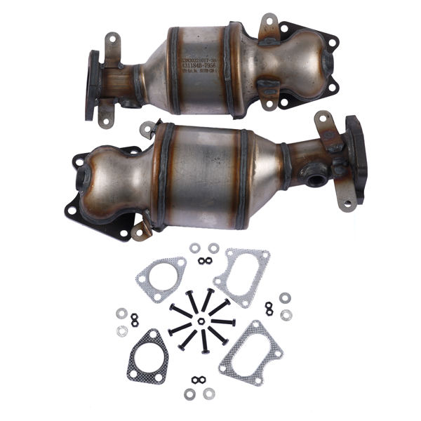 三元催化器 Catalytic Converters Bank 1 and 2 For Honda Accord Odyssey Ridgeline Pilot Acura MDX TL 3.0L 3.5L 2003-2008 16450+16451 641355+641356 40656+40657-10