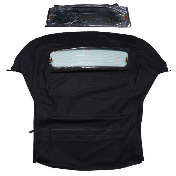 软顶敞篷 Convertible Soft Top w/Heated Glass Window For Ford Mustang 2005-2014 Black, Sailcloth 00422-94 MPDY2635 10-11-MUS-023-1