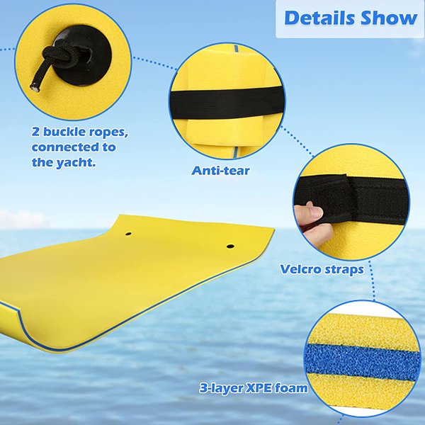  XPE 9ft 黄蓝黄 水上浮床 水上 成人 N001-2
