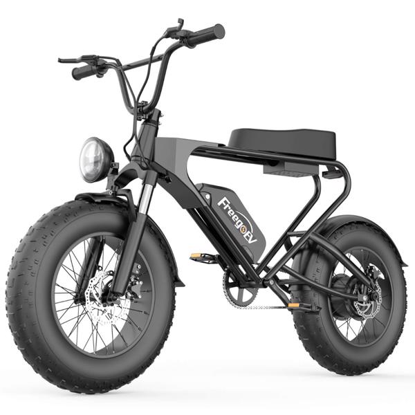 全地形越野山地电动自行车胖胎1200W雪地车沙滩车（2个版本：橙座椅、黑座椅，随机发货）-7