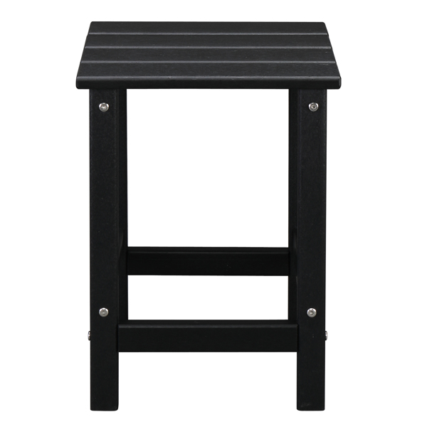  38*38*45.5cm 单层 方形 黑色 HDPE边桌 N001-5