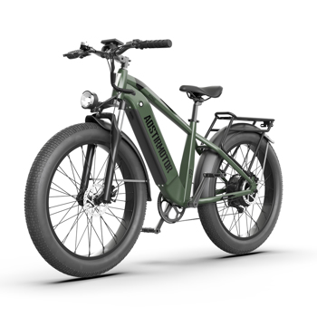 AOSTIRMOTOR新型26英寸1000W电动自行车电动车自行车山地车电动山地车助力车胖轮胎52V15AH成人可拆卸锂电池