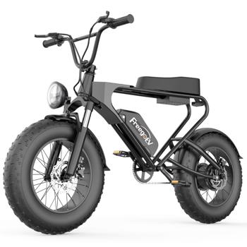 全地形越野山地电动自行车胖胎1200W雪地车沙滩车（2个版本：橙座椅、黑座椅，随机发货）