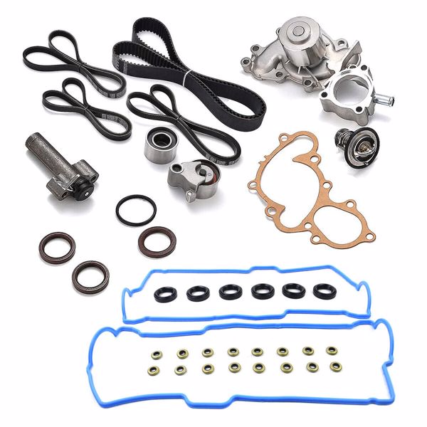 正时皮带水泵套装 Timing Belt Kit With Water Pump for Toyota Tundra Tacoma T100 3.4L V6 1995-2004 13568YZZ03 900809112683-4