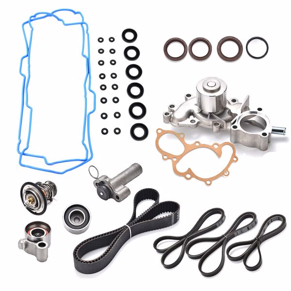 正时皮带水泵套装 Timing Belt Kit With Water Pump for Toyota Tundra Tacoma T100 3.4L V6 1995-2004 13568YZZ03 900809112683-2