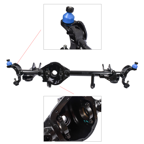 前桥壳总成 Axle Differential Housing For 2007-2015 Jeep Wrangler 3.8L 3.6L V6 GAS DOHC Dana 44--4.10 Ratio & 3.73-2