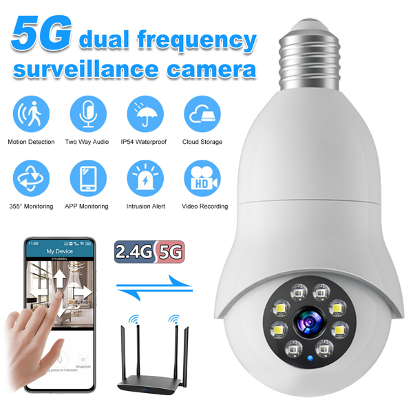 （带磁）5G双频监控摄像头室内家用无线高清监控器-14