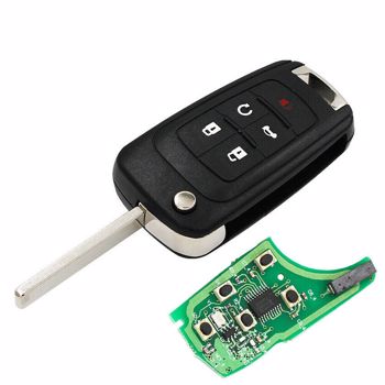 适用于雪佛兰2345键汽车钥匙车钥匙遥控器315频率+电子46芯片 5键315频率