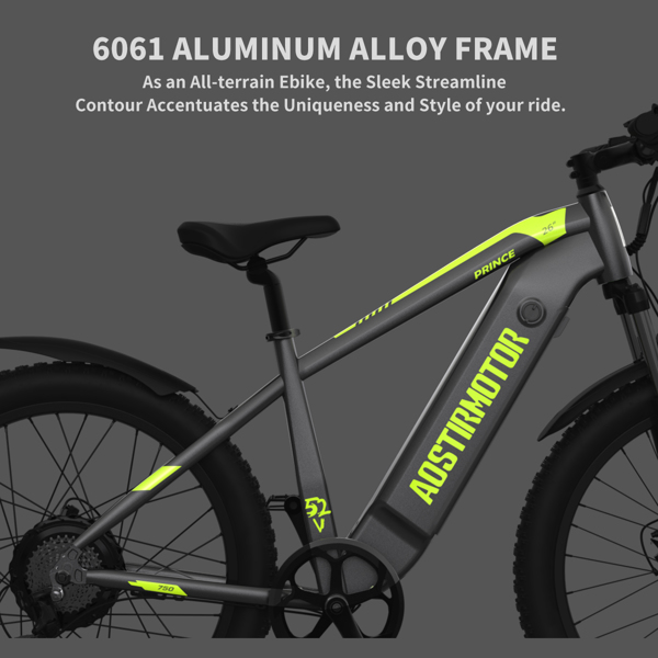 AOSTIRMOTOR新款26”750W电动自行车肥胎52V15AH成人可拆卸锂电池-17