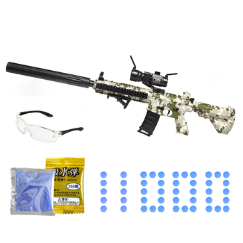 [亚马逊爆款]ASXCFE强烈推荐M416水弹枪 经典款凝胶球冲击波 儿童电动玩具枪 户外庭院活动射击游戏