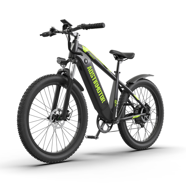 AOSTIRMOTOR新款26”750W电动自行车肥胎52V15AH成人可拆卸锂电池-19
