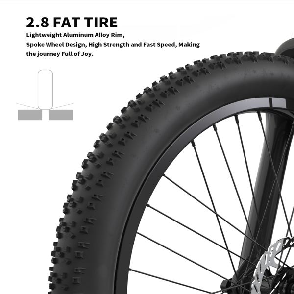 AOSTIRMOTOR新款26”750W电动自行车肥胎52V15AH成人可拆卸锂电池-32