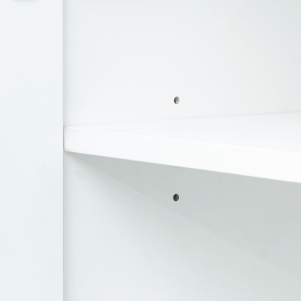  白色 烤漆面 刨花板 双门 电视柜 带LED灯 N001-33