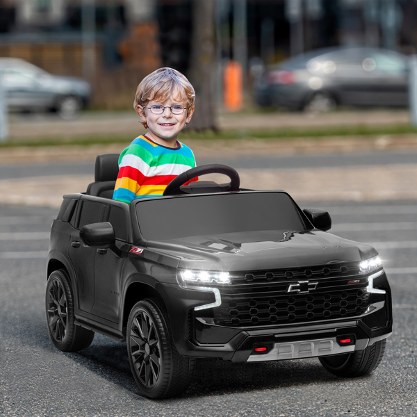  双驱 12.00V 7A.h 越野车 带2.4G遥控 黑色 HL588 雪佛兰 Tahoe-4