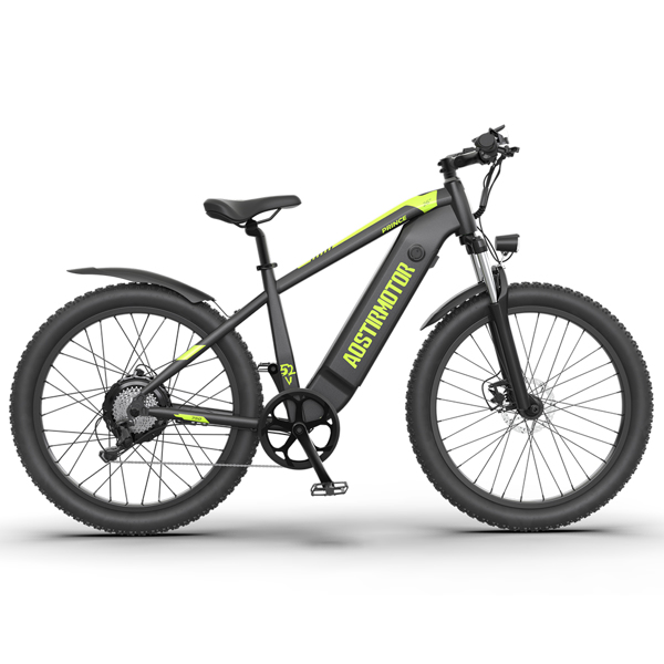 AOSTIRMOTOR新款26”750W电动自行车肥胎52V15AH成人可拆卸锂电池-4
