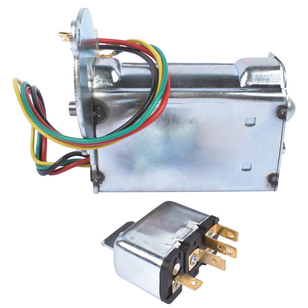 电动升降电机和继电器 Convertible Top Electric Motor + Relay Fits Cadillac Eldorado Chevy Impala Oldsmobile Delta 88 22049793 9875101-5