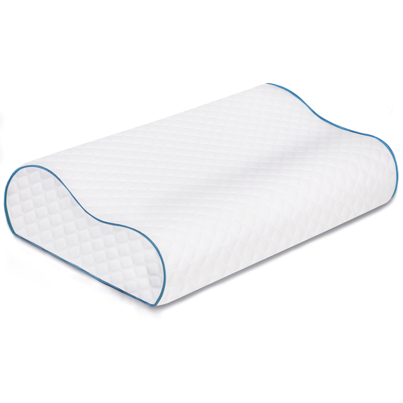 Power of Nature Contour Memory Foam Pillow Slow Rebound Sky Blue