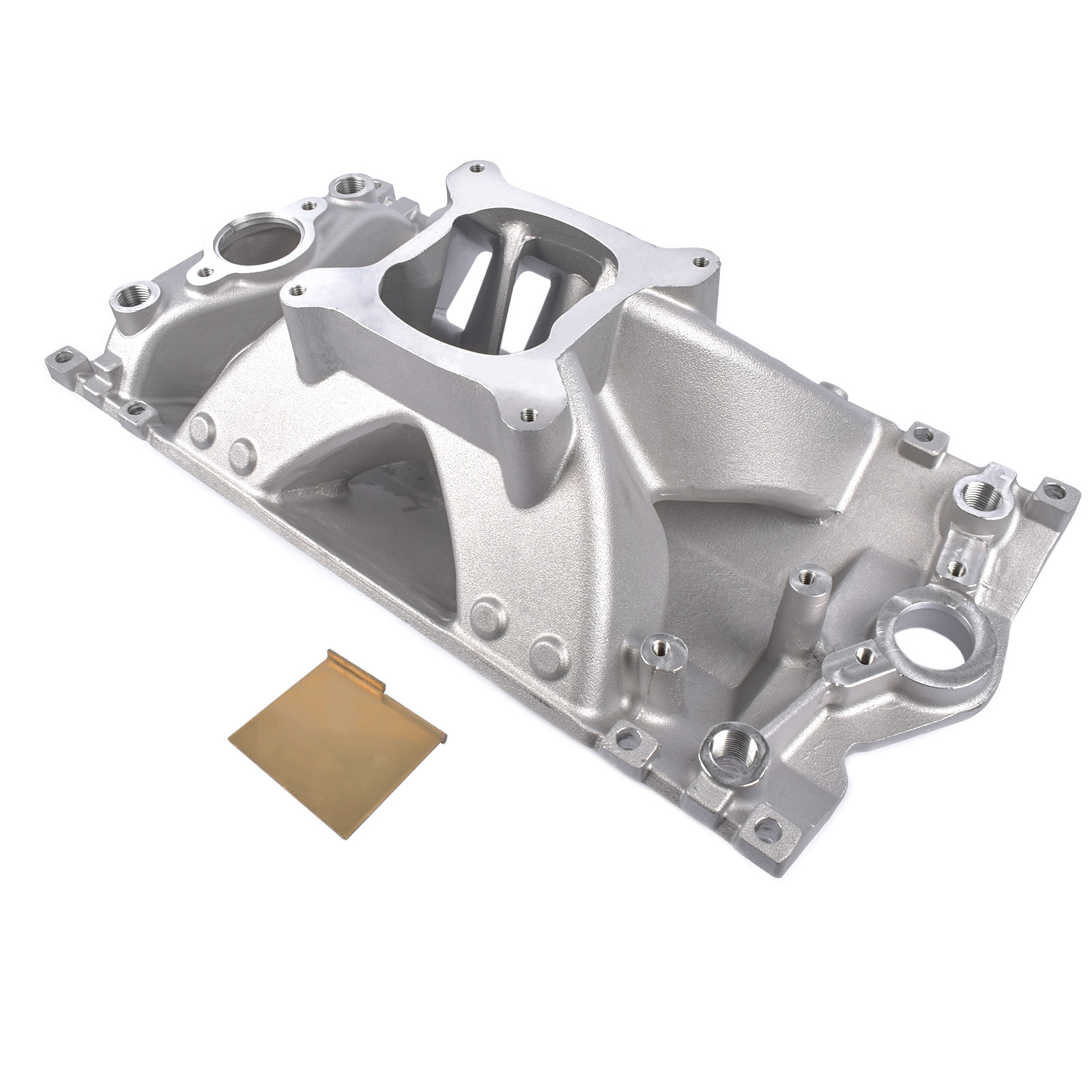 Vortec Single Plane High Rise Intake Manifold For Chevy SBC 350 3000-7500+ RPM